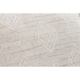 DKD Home Decor Cojín Tradicional Jaquard1 23 Polyester 30x50x50 cm Beige 380 gr