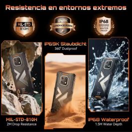 Cubot KingKong ES 3 Smartphone Rugerizado 6GB RAM 256GB Almacenamiento Batería 10200mAh Pantalla 6.74" HD+ 90Hz Android 15