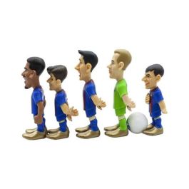 Minix Pack 5 Figuras FC Barcelona Piqué, Pedri, Ter Stegen, Ansu Fati, De Jong (7cm)