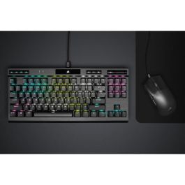 Teclado para juegos rojo CORSAIR K70 TKL RGB CS MX (CH-9119010-FR)