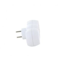 Lote 2 dominó CHACON - 47002 - 2x16A con USB-A +USB-C - Blanco (FR)