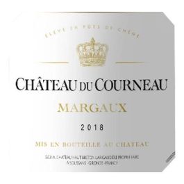 Château du Courneau 2018 Margaux - Vino tinto Burdeos