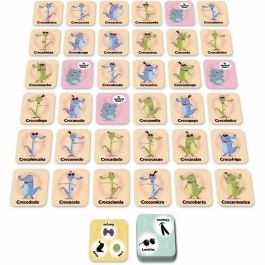 Asmodee ASM3760052143809 Juego de investigación RapidCroco: 32 sospechosos, 1 culpable