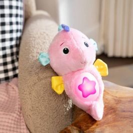 Baby Einstein BAB0074451998858 Luz de noche caballito de mar rosa para bebé, musical, luminoso, ruido blanco, clip para chupete