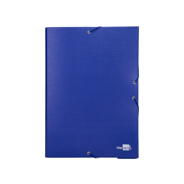 Liderpapel Carpeta Proyectos Folio Lomo 70mm Cartón Forrado Azul 250 x 350 mm