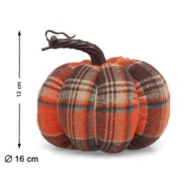 Calabaza Decorativa de Tela a Cuadros Escoceses 15x15 cm - Ideal para Decoración de Otoño y Halloween Precio: 2.6899994. SKU: B14VHDA46W