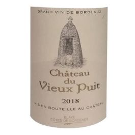 Château du Vieux Puit 2018 Blaye Côtes de Bordeaux - Vino tinto de Burdeos