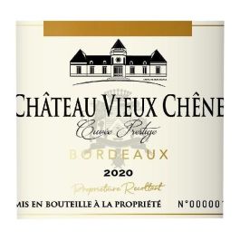 Château Le Vieux Chene 2018 Bordeaux HVE3 - Vino tinto de Burdeos