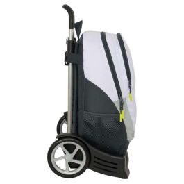 Safta Mod. 665 Mochila Con Carro Evolution Real Madrid 1ª Equipación 25-26 440x320x160 mm Safta Mod. 665 Mochila Con Carro Evolution Real Madrid 1ª Equipación 25-26 440x320x160 mm