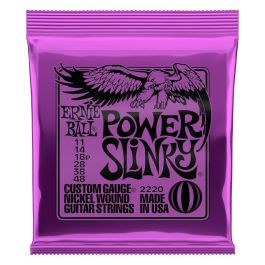 ERNIEBALL 11-48 Juego Cuerdas para Guitarra Eléctrica Slinky Power