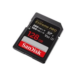 SanDisk SDSDXEP-128G-GN4IN Memoria Flash SDXC 128 GB UHS-II Clase 10, V60, U3, Lectura 280 MB/s, Escritura 100 MB/s