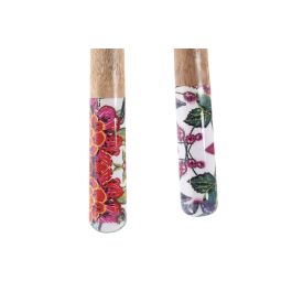 DKD Home Decor Utensilio Moderno Multicolor Natural Set de 2 Piezas 2 x 28 x 7 cm