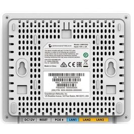 Grandstream GWN7604 Wi-Fi 6 Access Point con PoE-Switch Integrado, Doble Banda (2.4/5 GHz) y 867 Mbit/s