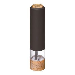 5Five Molinillo de pimienta eléctrico Noir kitchen, Negro/madera, 22.3 cm