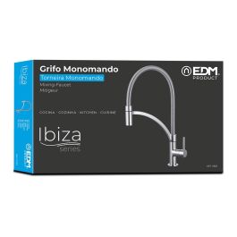 Edm Grifo monomando de cocina caño alto serie Ibiza, cromado, latón, cartucho cerámico Edm Grifo monomando de cocina caño alto serie Ibiza, cromado, latón, cartucho cerámico