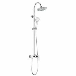 Edouard Rousseau Columna de ducha Dakota Grifo mezclador mecánico Cromada Cabezal Ø 200mm Ducha Mano Ø 100mm Montaje Pared Ahorro Agua Precio: 121.88999977. SKU: B12STZDH8H