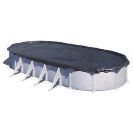 Cubierta piscina ovalada de acero: 610 x 410 cm Precio: 64.79000055. SKU: B1HCM38XNF