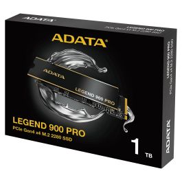 ADATA LEGEND 900 Pro SSD M.2 1 TB PCIe 4.0 x4 NVMe 1.4 (schwarz/gold)
