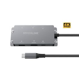 Vivolink HUB USB-C 4K para sistema de conferencias | Compatible con DisplayLink, DP Alt Mode, DisplayPort
