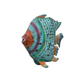 Figura Decorativa Home ESPRIT Multicolor Pez 108 X 16 X 80 cm