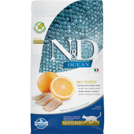 Farmina N&D Cat Ocean Neutered Pienso para Gatos Esterilizados Bajo en Granos 1,5 kg Precio: 20.724. SKU: B1JHR9XTJY