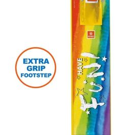 Mondo MON8001011287185 - Scooter plegable de 2 ruedas Rainbow Arc-en-Ciel