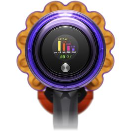 Dyson V15 Detect Absolute Aspiradora Escoba sin Cable 2 en 1 Ciclónica Níquel/Amarillo para Suelos Duros y Alfombras
