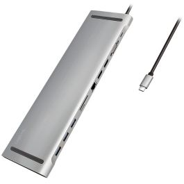 LogiLink UA0373 Docking Station USB-C 11 en 1 con Suministro de Energía PD 100W, Plata Precio: 128.69000012. SKU: B1HB6965RC