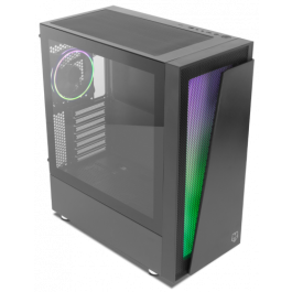 NOX Caja Semitorre ATX Hummer Blaster NXHUMMERBLASTER Negra ARGB con Ventana y USB 3.0