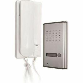Scs Sentinel 3208D Intercomunicador de audio de 2 hilos con etiqueta luminosa, frontal de aluminio, liberación de puerta y transformador integrado