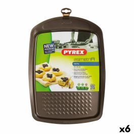 Molde para Horno Pyrex Asimetria Rectangular Negro Metal 33 x 25 cm (6 Unidades) Precio: 86.99000002. SKU: S2706951