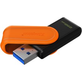 Kingston DTXS/256GB Pendrive DataTraveler Exodia S 256GB USB 3.2 Gen 1 Tipo A con Tapón Giratorio Naranja