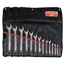 Bahco Juego de Llaves Combinadas de 11 Piezas en Funda de Tela: 8, 9, 10, 11, 12, 13, 14, 15, 17, 19 y 22 mm Precio: 122.79000019. SKU: B1JXLREN3W
