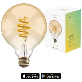Hombli Bombilla Inteligente Filamento G95 E27 CCT Ámbar Regulable