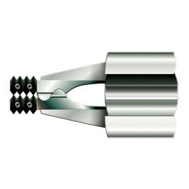 Schellenberg Anti-robo para persianas manuales, dificulta elevación, 2 unidades, Cromado, Acero