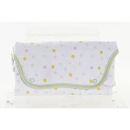 DKD Home Decor Cambiador Baby De Viaje 40x22 cm (1 cm Grosor) Amarillo Verde 80% Algodón 20% Poliéster Pack 2