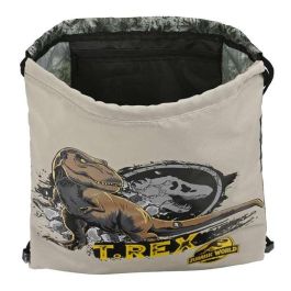 Bolsa Mochila con Cuerdas Jurassic World Warning Gris 35 x 40 x 1 cm Bolsa Mochila con Cuerdas Jurassic World Warning Gris 35 x 40 x 1 cm