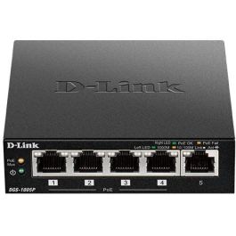 D-Link DGS-1005P Switch Gigabit de Escritorio 5 Puertos (4 PoE+ 60W), Compacto, Silencioso, Plug & Play para Hogar y Pyme Precio: 66.50000038. SKU: S55173062