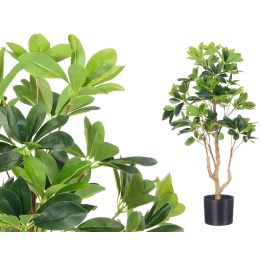 Ibergarden Maceta Planta Artificial Hojas Alargadas, 90 cm de Altura, Color Verde y Negro, Hecha de Plástico (Set de 4) Precio: 97.59000053. SKU: B1EVW56C47