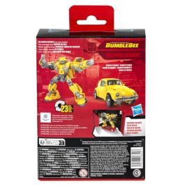 Hasbro Transformers Figura de Acción Bumblebee Studio Series Deluxe Class Robot a Volkswagen Beetle 23 Pasos con Escenario