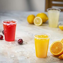 Algon Set de 50 Vasos Transparente de 220 ml (18 Unidades)