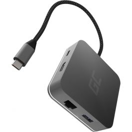 Green Cell AK61 Hub USB-C 6 Puertos 3xUSB 3.0, 1xUSB-C, HDMI, Gigabit LAN, Plata, Aluminio, 87W Power Delivery Precio: 48.59000025. SKU: B12LM56362