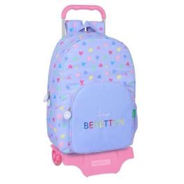 Safta Mod. 876 905 Mochila Con Carro Benetton Lila 460x300x140 mm Precio: 51.49999943. SKU: B1E2M7QBDN