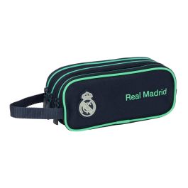 Safta Portatodo Triple Real Madrid 2ª Equipación 25/26 21x8,5x7cm Estuche Escolar para Material Escolar