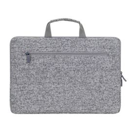 Rivacase 7915 Anvik Funda para Portátil 15.6 Pulgadas, Resistente al Agua, Gris, con Asas Acolchadas