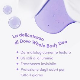 Dove Desodorante Aerosol Corporal Lavanda & Camomila Unisex 0% Aluminio 150 ml Protección Todo el Día