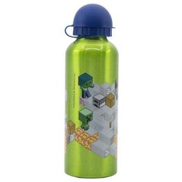 Botella de aluminio alta minecraft isometric 530 ml Botella de aluminio alta minecraft isometric 530 ml