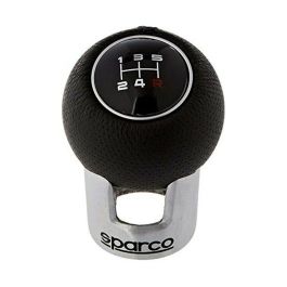 SPARCO SPC0105CH Pomo de Palanca de Cambios Lazio Cromado-Negro en Aluminio y Polipiel con Dibujo Intercambiable Precio: 27.50000033. SKU: S3700553