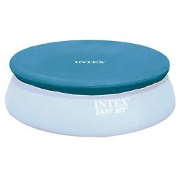 Intex Cubrepiscinas Redondo Easy Set 366 cm PVC/PE para Piscinas Desmontables
