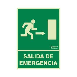 DUVER Señal 900 Salida Emergencia Flecha Derecha Luminiscente, Letra y Pictograma, Plástico 297x210 mm Precio: 11.58999952. SKU: B1H7DHP3WB